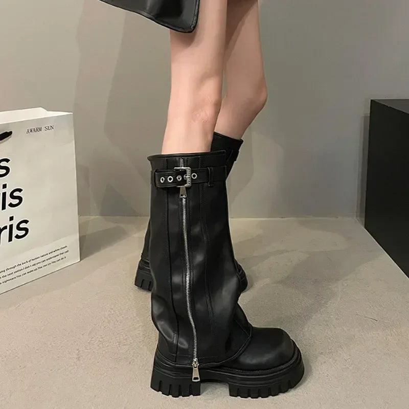 Botas de Cuero Ortopédicas con Plataforma | AUSTRIA™