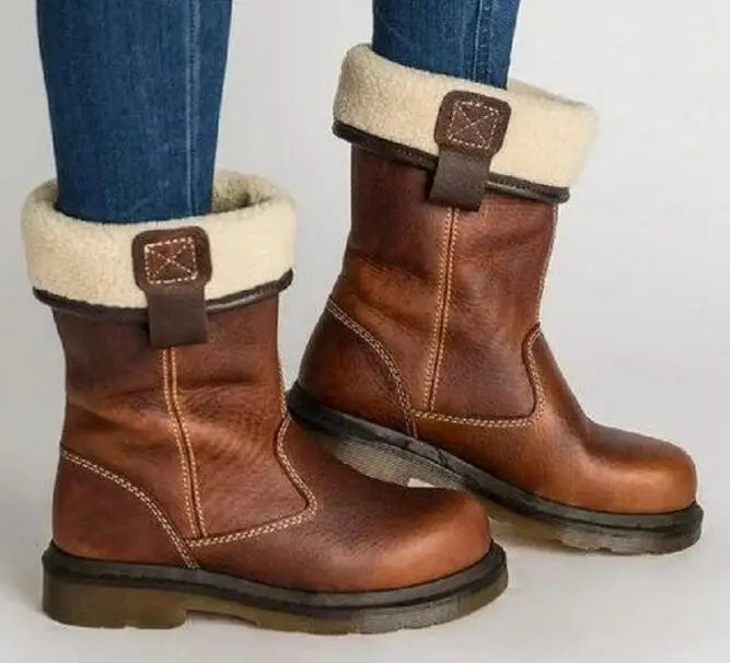 WINNIE™ | Botas de cuero de invierno