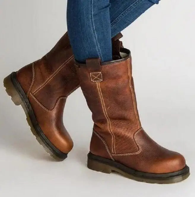 WINNIE™ | Botas de cuero de invierno