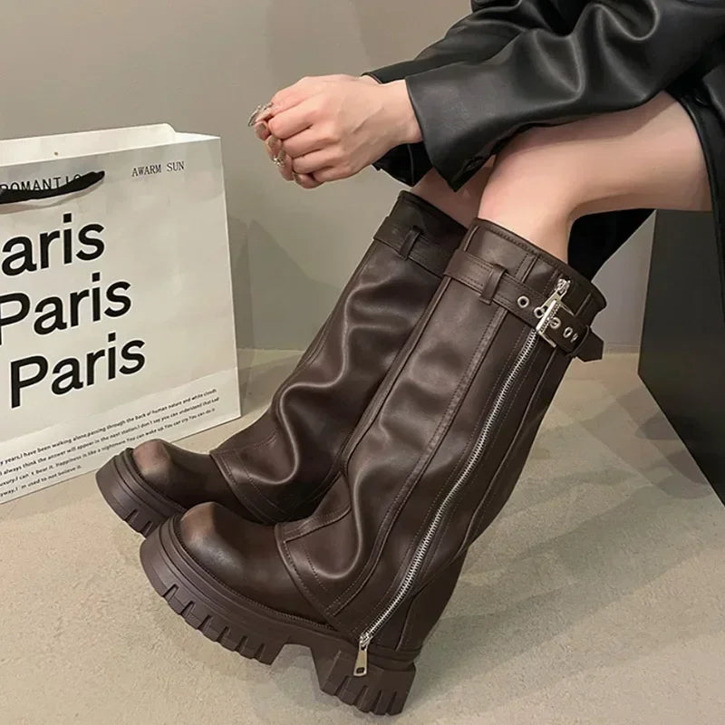Botas de Cuero Ortopédicas con Plataforma | AUSTRIA™