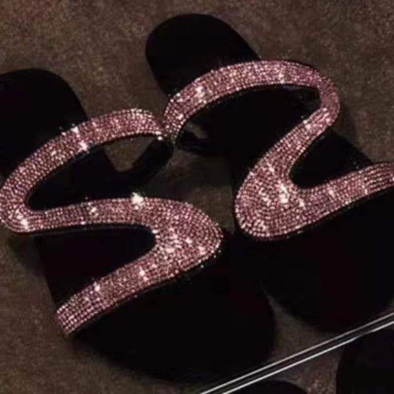 Janeth | Sandalias de cristal elegantes