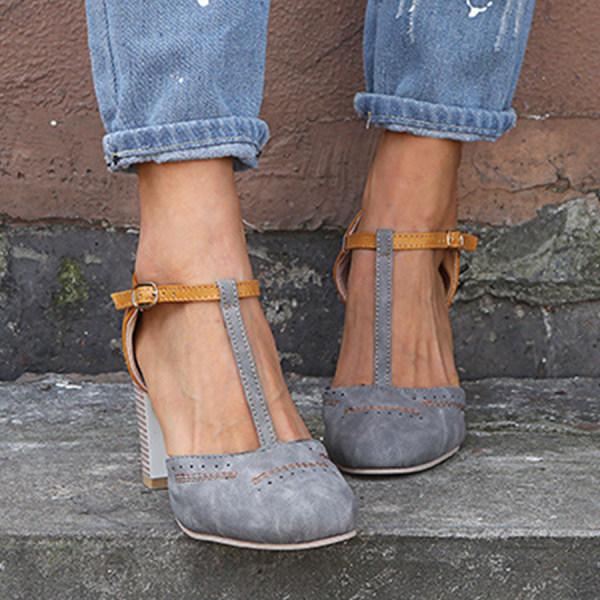 Evelyn | Sandalias de tacón de bloque para mujer