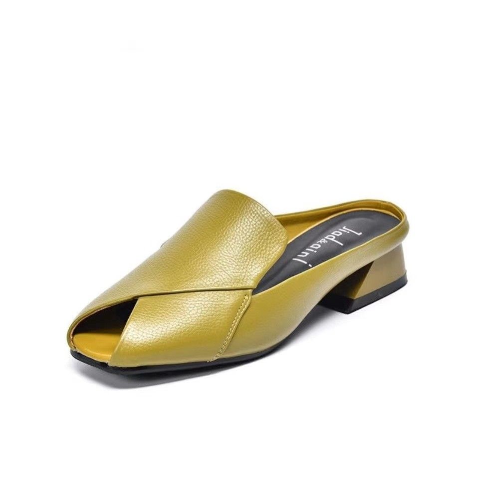Zapatos con parte superior abatible