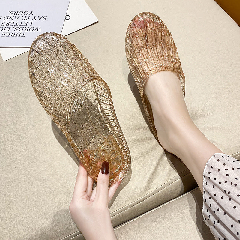 Zapatos de cristal de concha