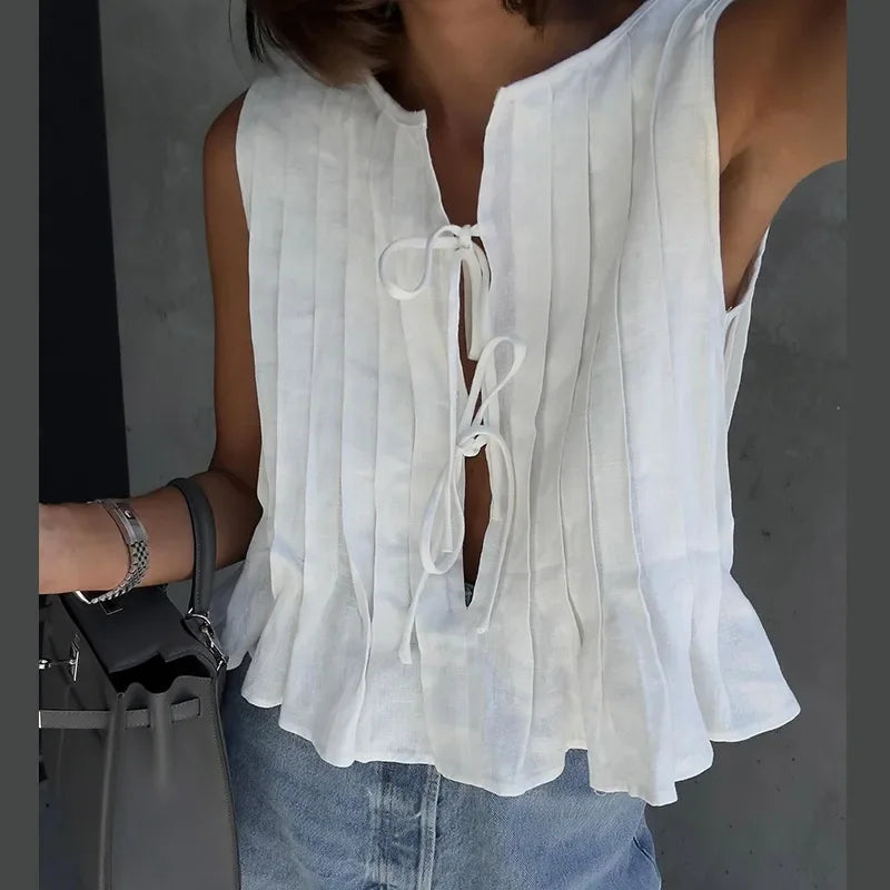Winnie ™ conjunto de falda de lino