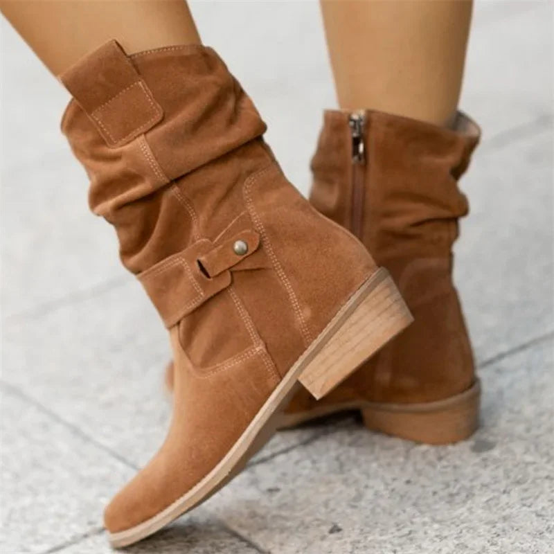 Botas Elegantes de Ante | ENNA™