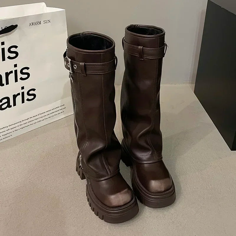 Botas de Cuero Ortopédicas con Plataforma | AUSTRIA™