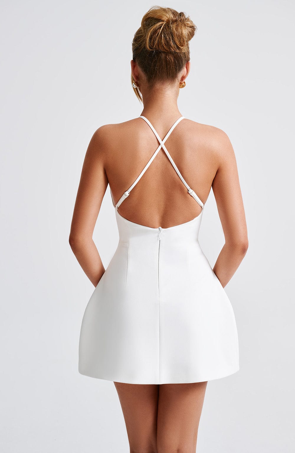 Vestido Mini Jayne - Marfil