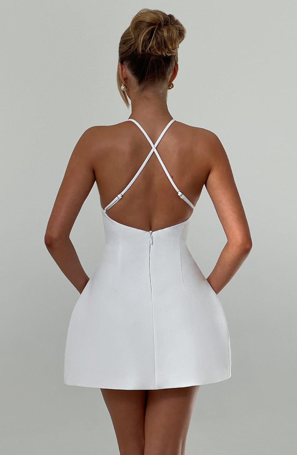 Vestido Mini Jayne - Marfil