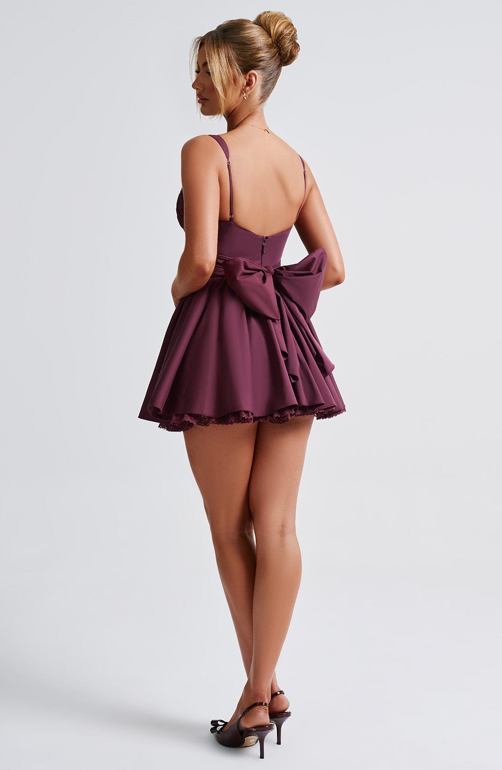 Vestido Mini Josie - Laca de Cereza