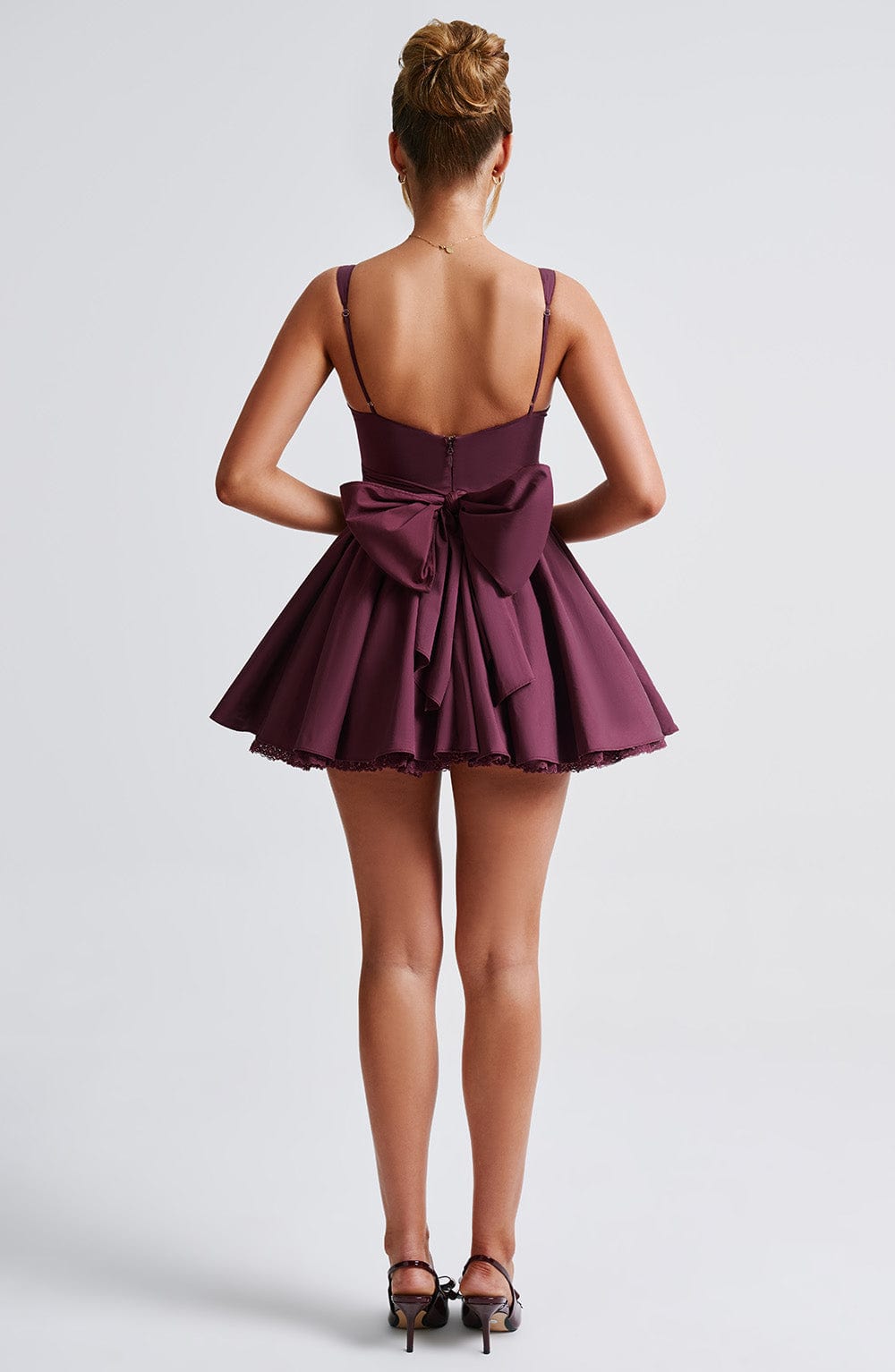 Vestido Mini Josie - Laca de Cereza