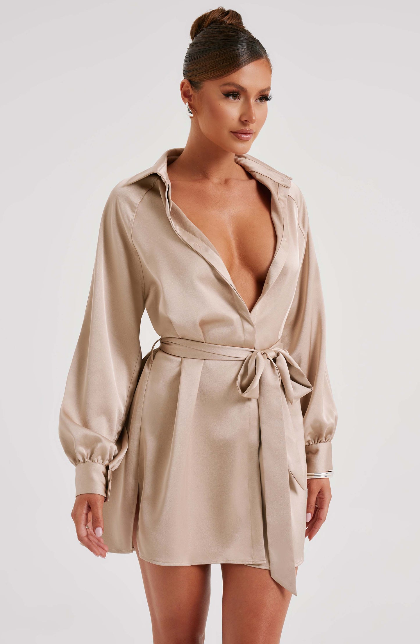 Vestido Mini Kara - Champagne