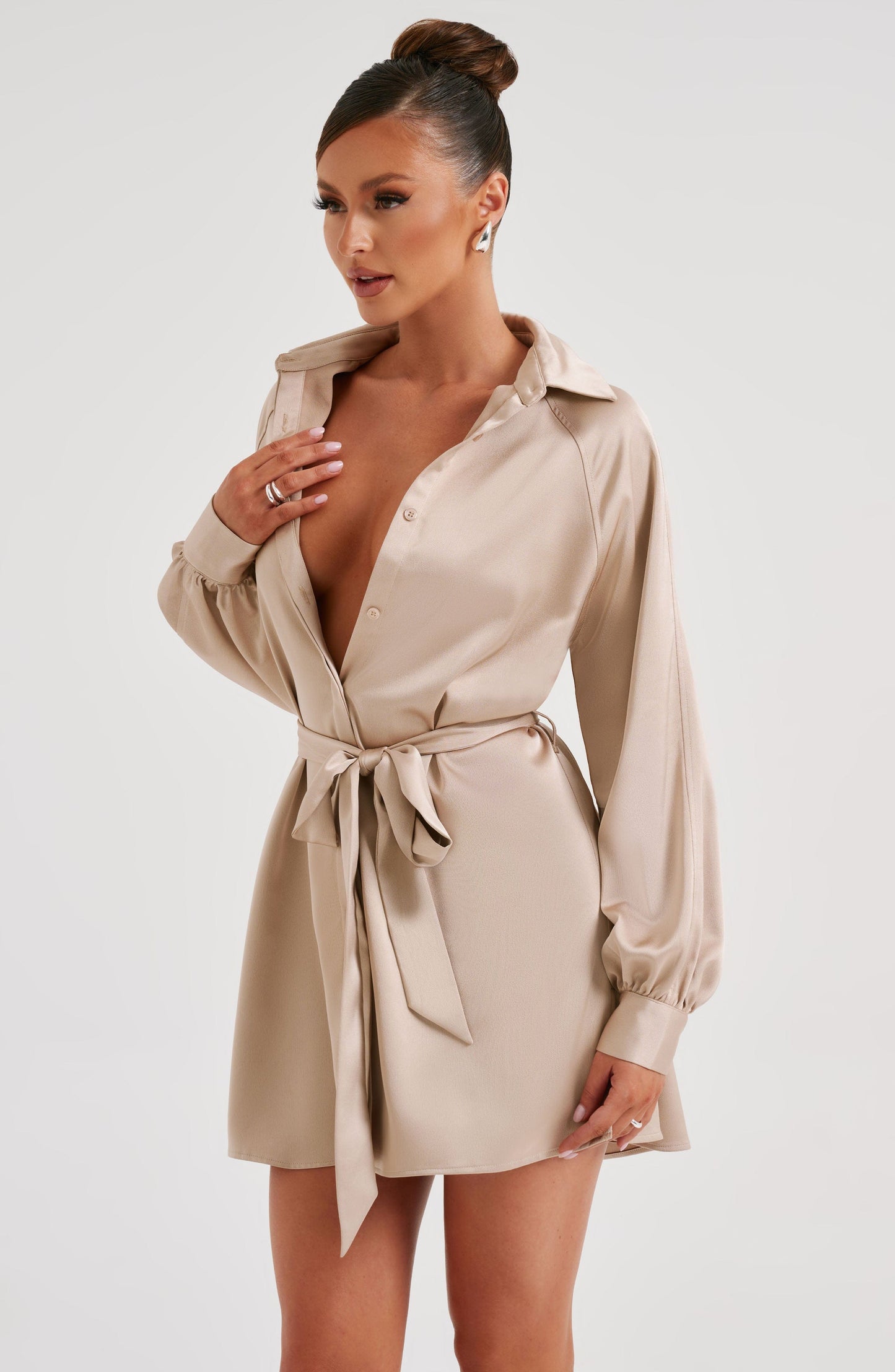 Vestido Mini Kara - Champagne
