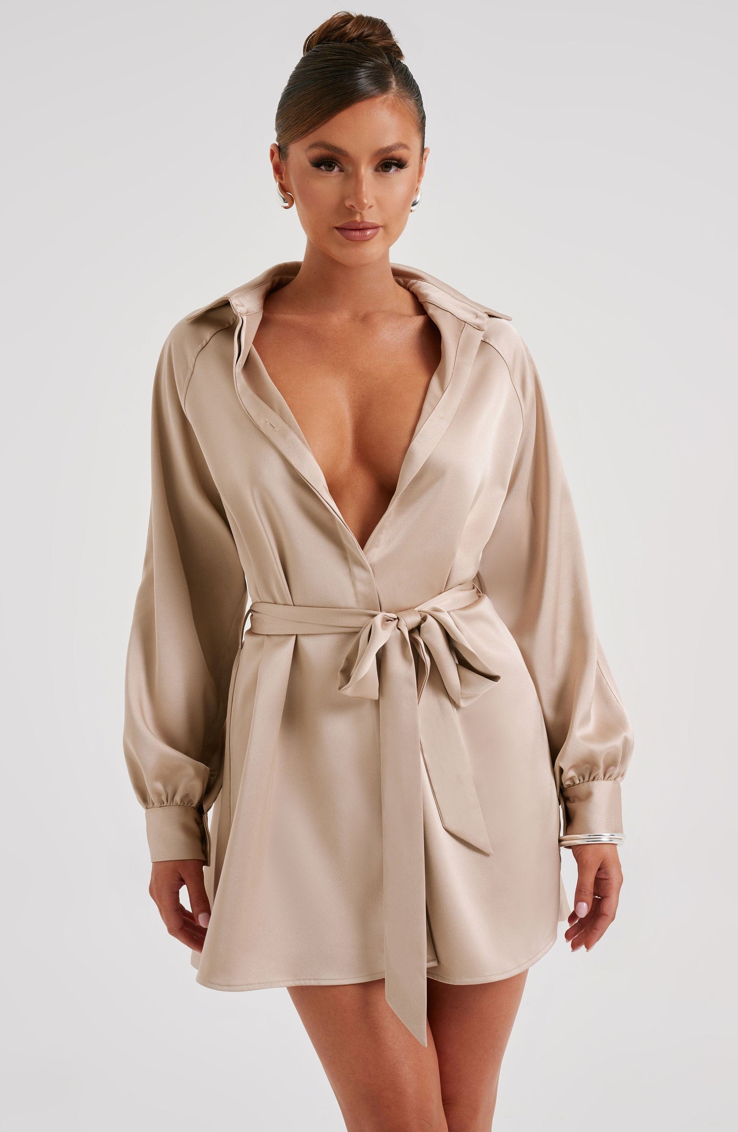 Vestido Mini Kara - Champagne