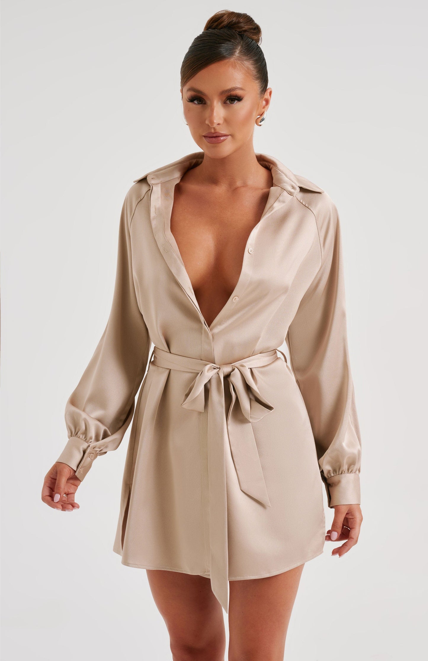 Vestido Mini Kara - Champagne