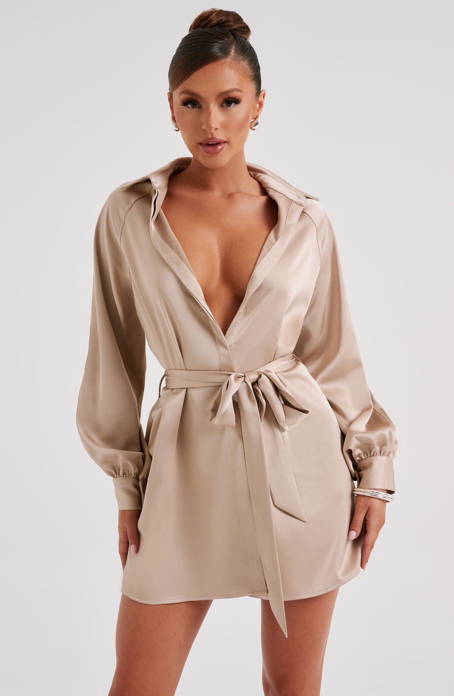 Vestido Mini Kara - Champagne