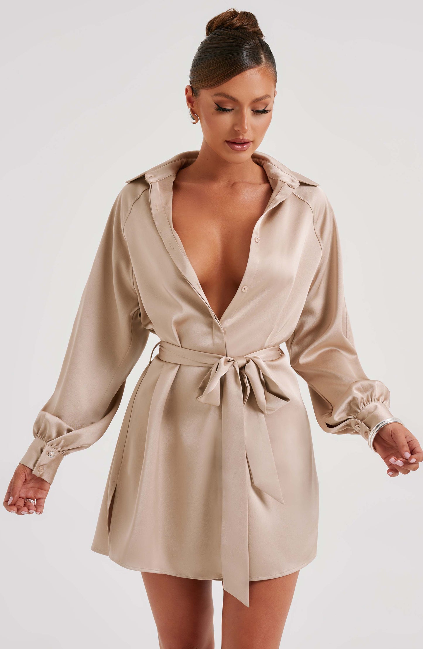 Vestido Mini Kara - Champagne