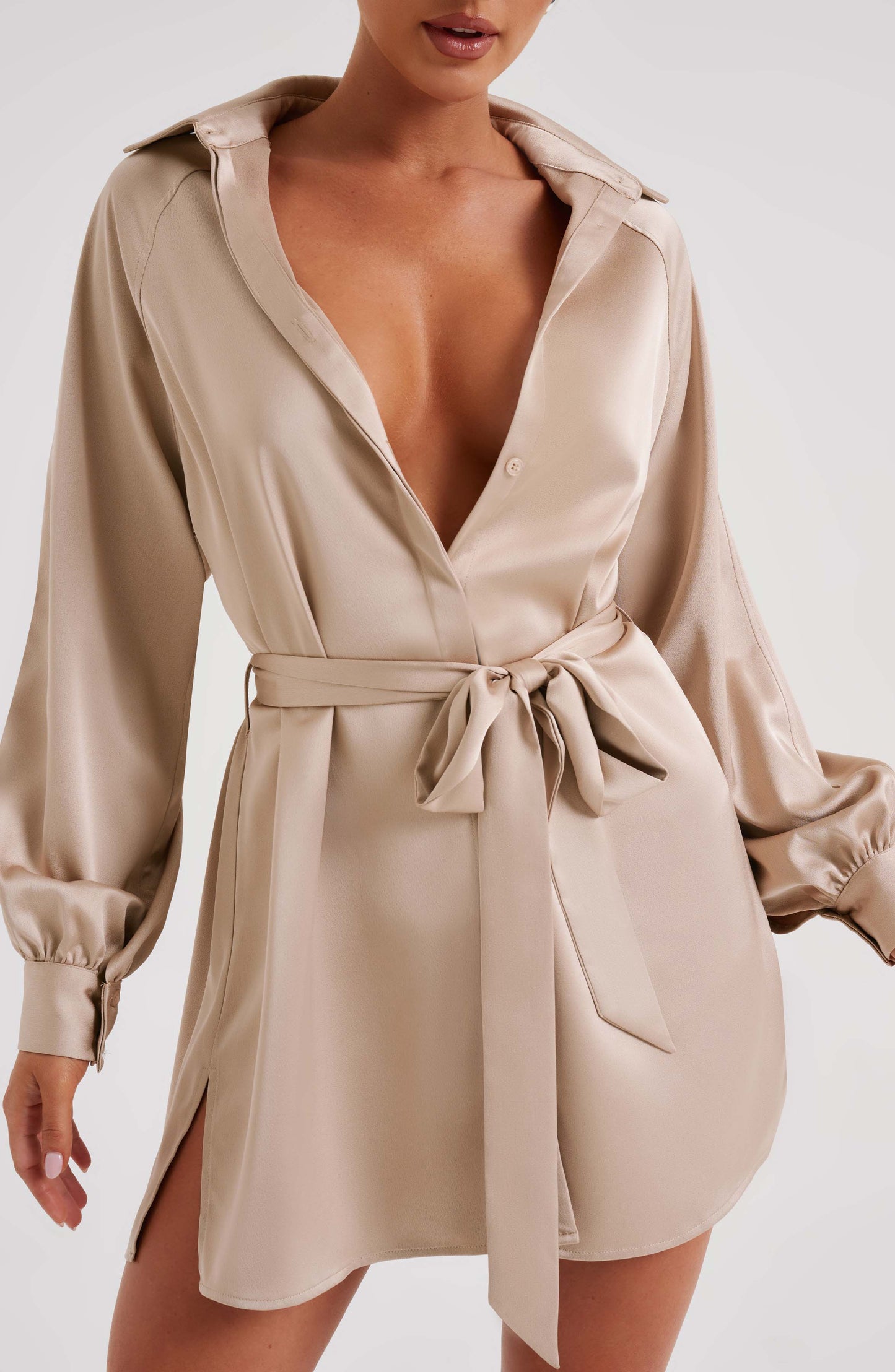 Vestido Mini Kara - Champagne