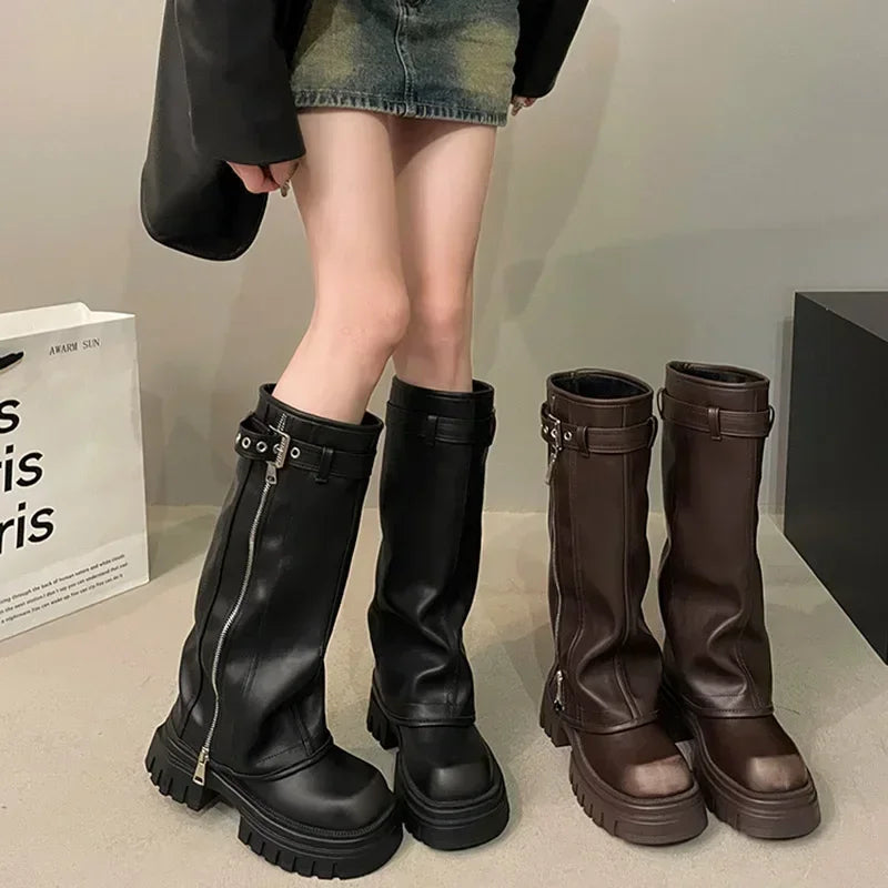 Botas de Cuero Ortopédicas con Plataforma | AUSTRIA™