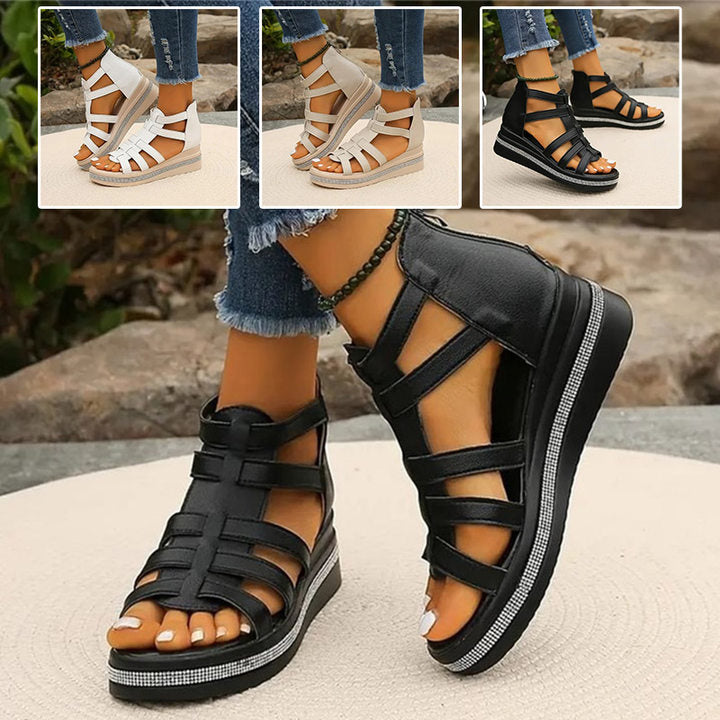 Sandalias Ortopédicas de Piel - Romina®