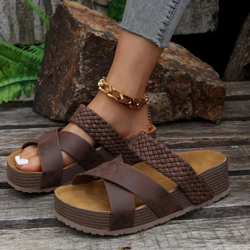 Justina | Sandalias de verano de apoyo para mujer.