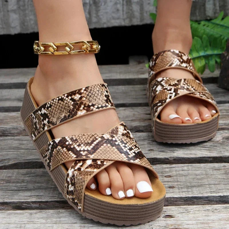 Justina | Sandalias de verano de apoyo para mujer.