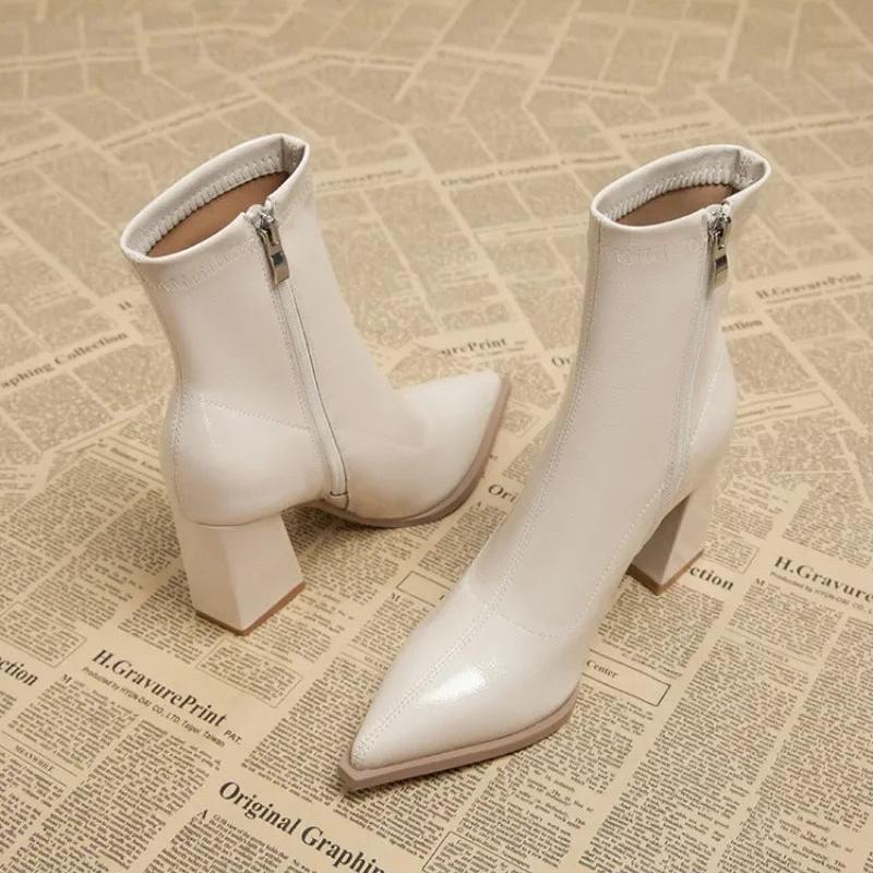 Botas de Charol con Tacón | MILAN™