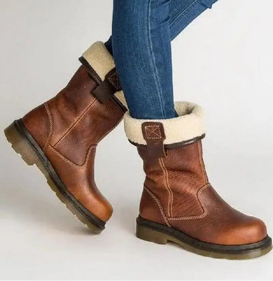 WINNIE™ | Botas de cuero de invierno