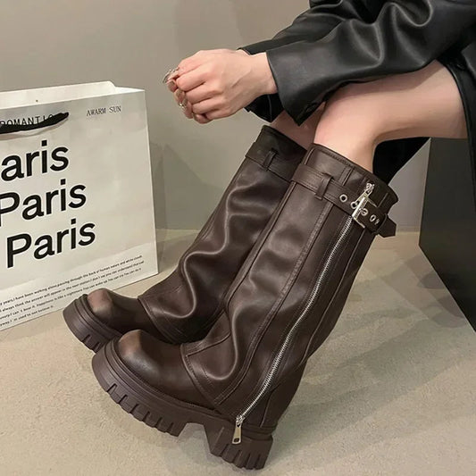 Botas de Cuero Ortopédicas con Plataforma | AUSTRIA™