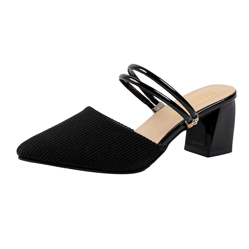 Zapatos altos con cinturones