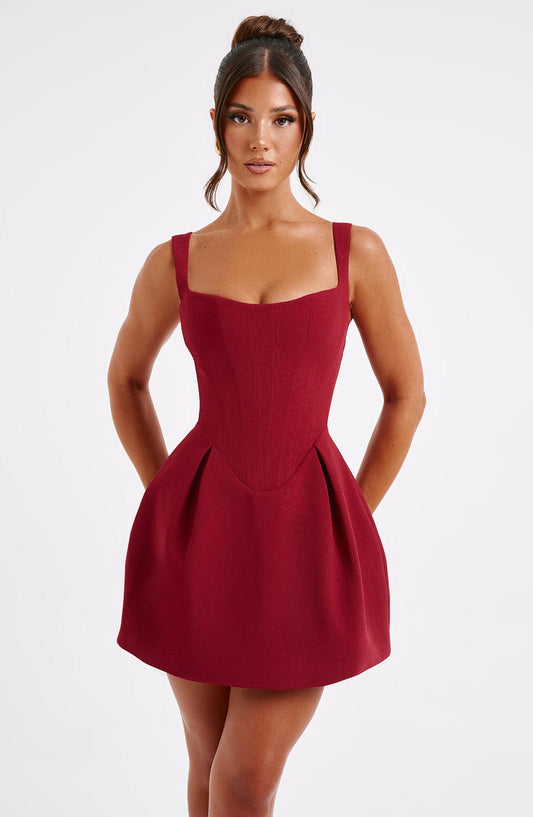 Vestido Mini Janiyah - Vino